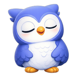 Plumi veille tranquillement